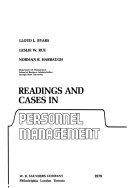 Readings and cases in personnel management /