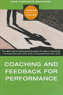 Coaching and feedback for performance