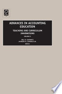 Advances in accounting education teaching and curriculum innovations.