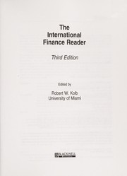 The International finance reader /