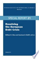 Resolving the European debt crisis