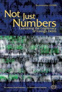 Not just numbers : examining the legitimacy of foreign debts /