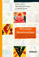Personal relationships : implications for clinical and community psychology /