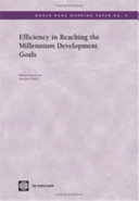 Efficiency in reaching the millennium development goals