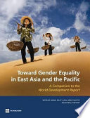 Toward gender equality in East Asia and the Pacific