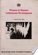 Women in human settlements development : getting the issues right.