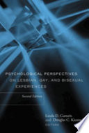 Psychological perspectives on lesbian, gay, and bisexual experiences