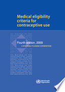 Medical eligibility criteria for contraceptive use