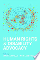 Human rights and disability advocacy /