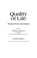 Quality of life : perspectives and issues /