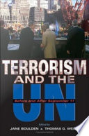 Terrorism and the UN before and after September 11 /