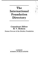 The international foundation directory /