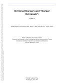 Criminal careers and "career criminals."