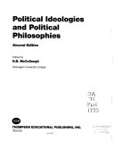 Political ideologies and political philosophies. /