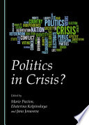 Politics in crisis? /