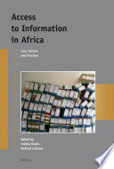 Access to information in Africa law, culture and practice /