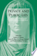 Private and public lies the discourse of despotism and deceit in the Graeco-Roman world /