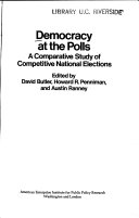 Democracy at the polls : a comparative study of competitive national elections.