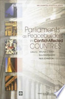 Parliaments as peacebuilders in conflict-affected countries