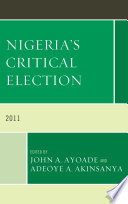 Nigeria's critical election, 2011