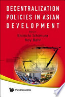 Decentralization policies in Asian development