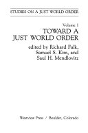 Toward a just world order /