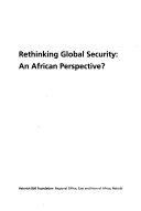 Rethinking global security : an African perspective /