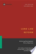 Land law reform achieving development policy objectives /