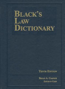 Black's law dictionary /
