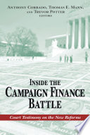 Inside the campaign finance battle court testimony on the new reforms /
