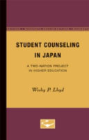Student counseling in Japan a two-nation project in higher education /