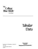 The College blue book : tabular book.