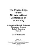 Proceedings of the 6th International Conference on eLearning : The Chinese University of Hong Kong, 21-22 June, 2012 /