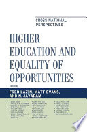 Higher education and equality of opportunities cross-national perspectives /