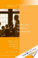 Applied and workforce baccalaureates
