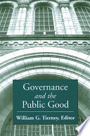 Governance and the public good