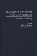 Managing colleges and universities issues for leadership /