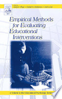 Empirical methods for evaluating educational interventions