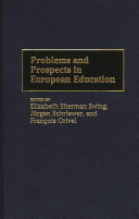 Problems and prospects in European education