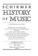 Schirmer history of music /