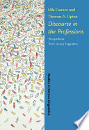 Discourse in the professions perspectives from corpus linguistics /