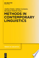 Methods in contemporary linguistics