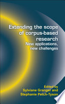 Extending the scope of corpus-based research new applications, new challenges /
