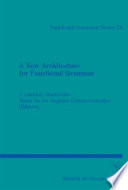 A new architecture for functional grammar
