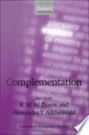 Complementation a cross-linguistic typology /