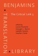 The critical link 3 interpreters in the community : selected papers from the third International Conference on Interpreting in Legal, Health and Social Service Settings, Montréal, Québec, Canada 22-26 May 2001 /