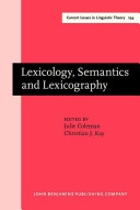 Lexicology, semantics, and lexicography selected papers from the fourth G.L. Brook Symposium, Manchester, August 1998 /