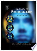 Handbook of psycholinguistics