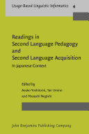 Readings in second language pedagogy and second language acquisition in Japanese context /