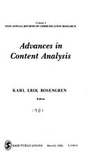 Advances in content analysis /